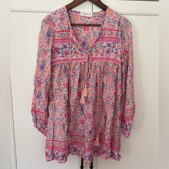 Goodnight Macaroon Boutique Sherry Boho Dress Sz S - Picture 2 of 7